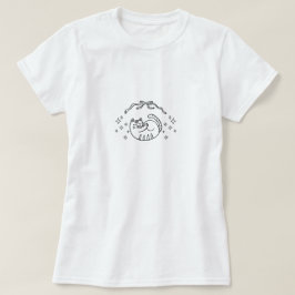 Whimsical Sleepy Cat T-Shirt