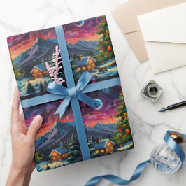 Whimsical Snowman Weihnachtswerk Geschenkpapier