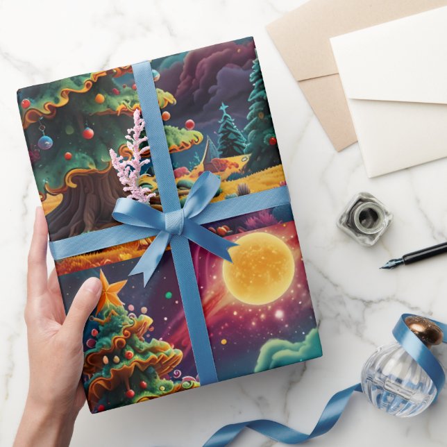 Whimsical Snowman Weihnachtswerk Geschenkpapier (Schenken)