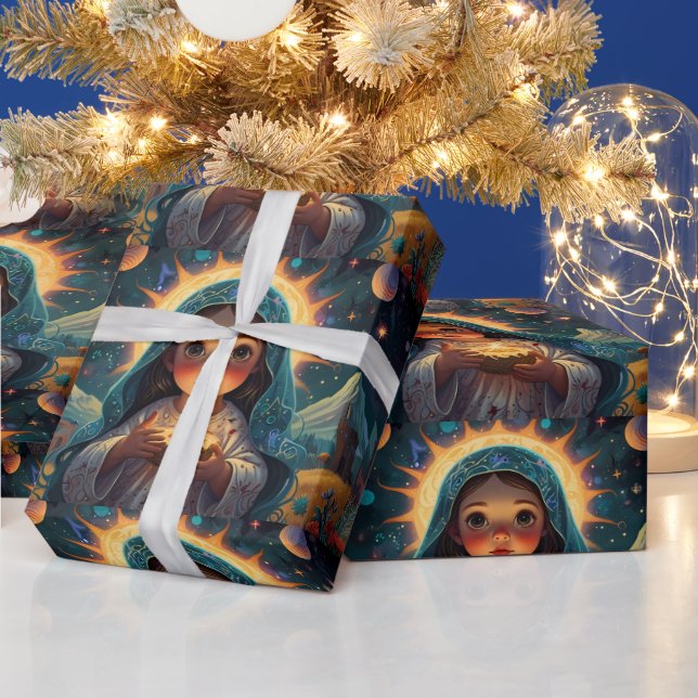 Whimsical Snowman Weihnachtswerk Geschenkpapier (Feiertage)