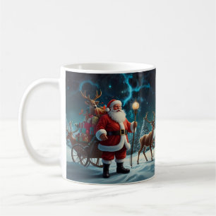 Whimsical Snowman Weihnachtswerk Kaffeetasse