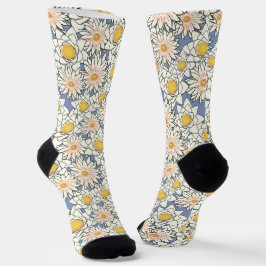 Whimsical Sonnenblumen Blumenmuster Socken
