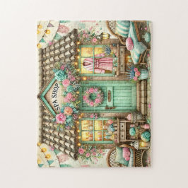Whimsical Spa Shop Floral Cottage Entspannung Puzzle
