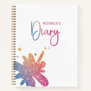 Whimsical Splatter Kinder Tagebuch Notizbuch