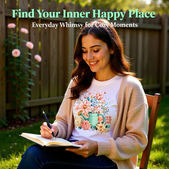 Whimsical Spring Mouse Shirt | Cute Garden Animal (Von Creator hochgeladen)