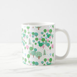 Whimsical Spring Trees Tasse