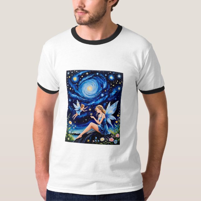 Whimsical Starry Night Fairy Shirt (Vorderseite)