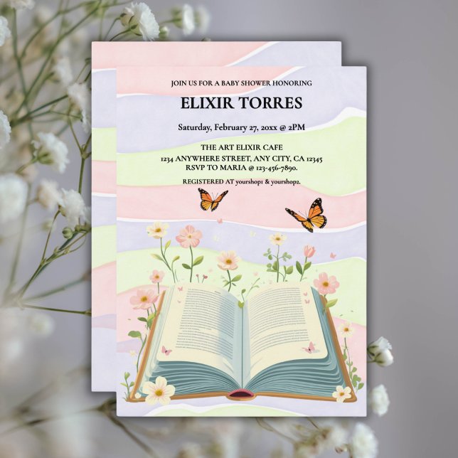 Whimsical Storybook Babydusche Einladung (Von Creator hochgeladen)