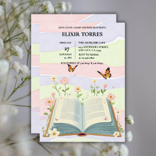 Whimsical Storybook Babydusche Einladung