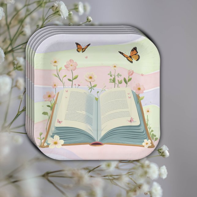 Whimsical Storybook Babydusche Pappteller (Von Creator hochgeladen)