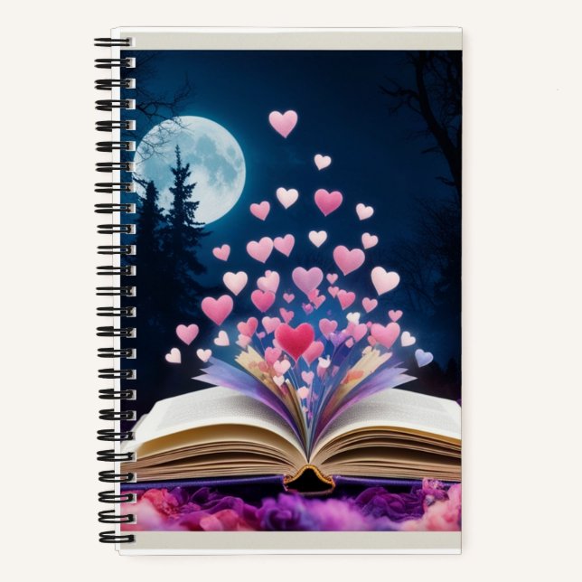 Whimsical Storybook Spiral Notebook - Aesthetic  Notizbuch (Vorderseite)