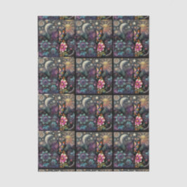 Whimsical Südwest Coyote Tiled Decoupage Seidenpapier