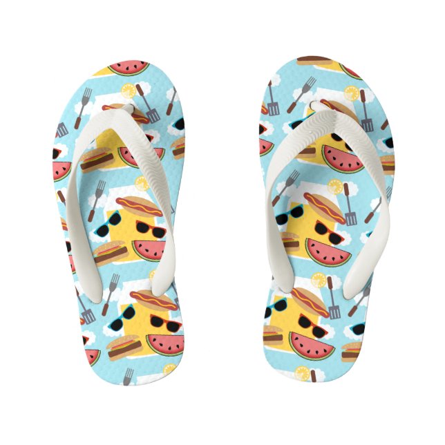 Whimsical Summer Fun Kinderbadesandalen (Fußbett)
