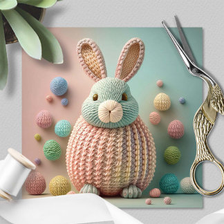 Whimsical süßer Osterhase Feiertagskarte