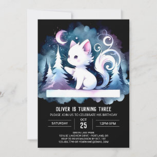 Whimsical Sweet Cat Geburtstag Einladung