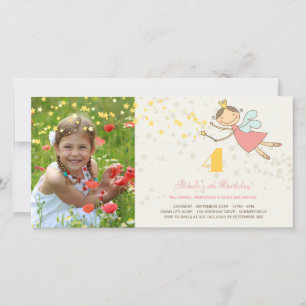 Whimsical Sweet Fairy Princess Girl Birthday Party