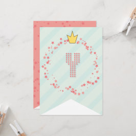 Whimsical Sweet Fairy Princess Girl Birthday Party Karte