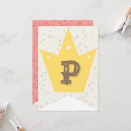 Whimsical Sweet Fairy Princess Girl Birthday Party Karte