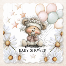 Whimsical Teddy Bear Baby Shower  Untersetzer