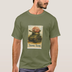 Whimsical Think Tank Cartoon-Design