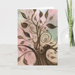 Whimsical Tree Notecard Karte