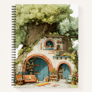Whimsical Treehouse Dream Notebook Notizbuch