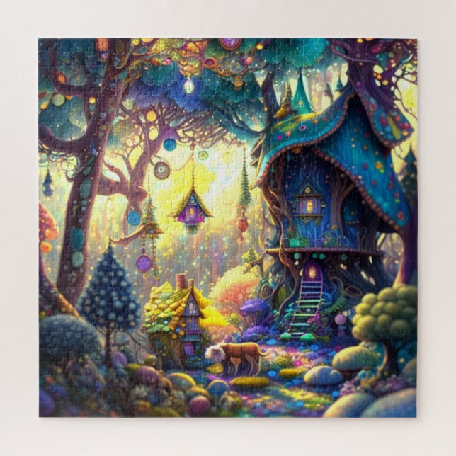 Whimsical Treehouse Puzzle (Vertikal)