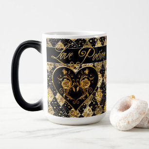 Whimsical und Elegant Goth Liebe Potion Verwandlungstasse