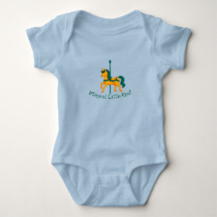 Whimsical Unicorn Kinderdusche/einfach Baby Strampler