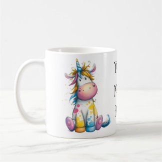  Whimsical Unicorn – Magical Sips with Your Name Kaffeetasse