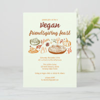 Whimsical VEGAN Erntedank Friendsgiving CUSTOM