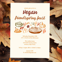 Whimsical VEGAN Erntedank Friendsgiving CUSTOM