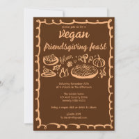 Whimsical VEGAN Erntedank Friendsgiving CUSTOM