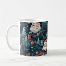 Whimsical verzauberter Wald Weihnachten Tasse