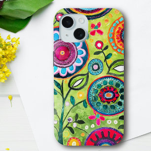 Whimsical Vibrancal Color Folk Art Gemustert Case-Mate iPhone Hülle