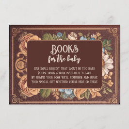 Whimsical Vintag Book for Baby Showroom Begleitkarte
