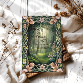 Whimsical Wald Raffle Diapper Begleitkarte