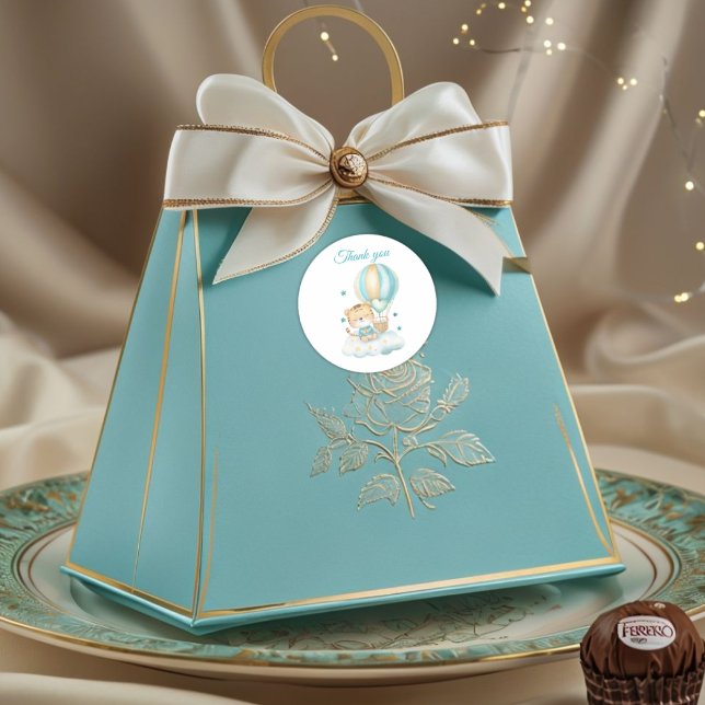 Whimsical Watercolor baby tiger Thank You Sticker (Von Creator hochgeladen)