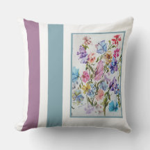 Whimsical Watercolor Blume und Schmetterlinge