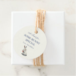 Whimsical Watercolor Bunny Easter Brunch Geschenkanhänger