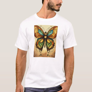 Whimsical Watercolor Butterfly T - Shirt - Weichwe