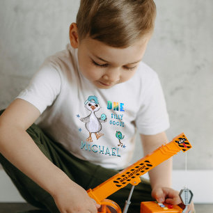 Whimsical Watercolor Erster Geburtstag "Alberne Ga Baby T-shirt