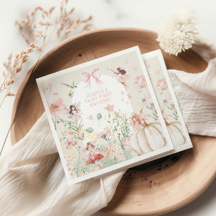 Whimsical Watercolor Fairy 1. Geburtstag Serviette