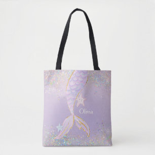 Whimsical Watercolor Glitzer Mermaid Schwanz