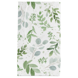 Whimsical Watercolor Greenery Kleine Geschenktüte