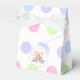 Whimsical Watercolor Pastel Candyland Birthday Geschenkschachtel