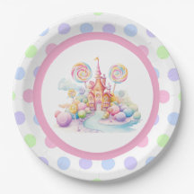 Whimsical Watercolor Pastell Candyland Geburtstag