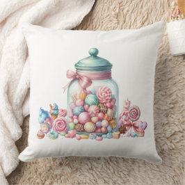 Whimsical Watercolor Sweet Candy Kissen