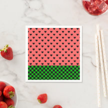 Whimsical Watermelon Colors Gemustert