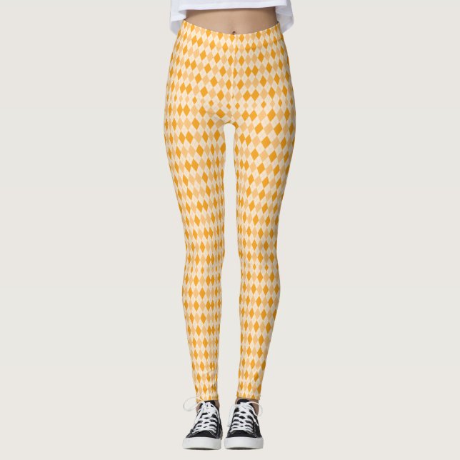 Whimsical Waves: Farbenfrohe Leggings perfekt für  (Vorderseite)